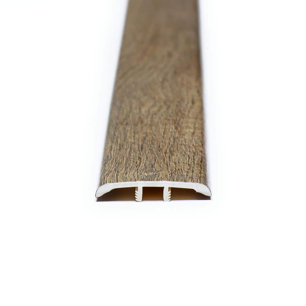 Shaw Impact Modeled Oak 1-3/4 In. W x 94 In. L T Mold Vinyl Floor Plank Trim