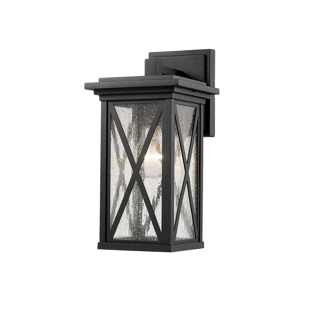 Z-Lite Brookside 1 - Light Wall Light in  Black
