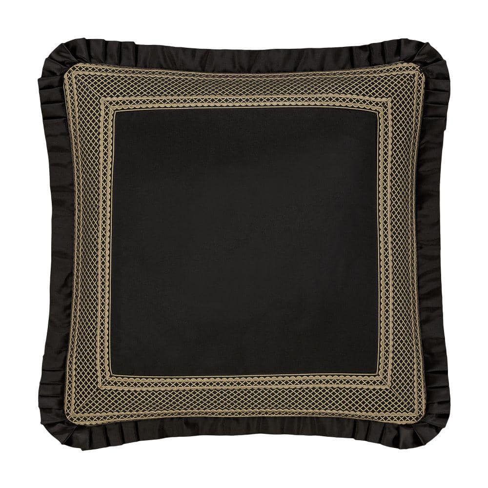 Five Queens Court Branson Black & Euro Sham