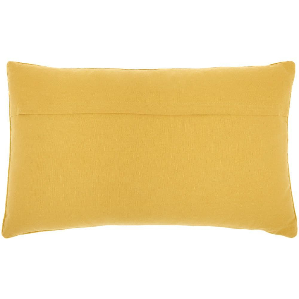 Nourison Sofia Gold Decorative Throw Pillow , 12"X20"