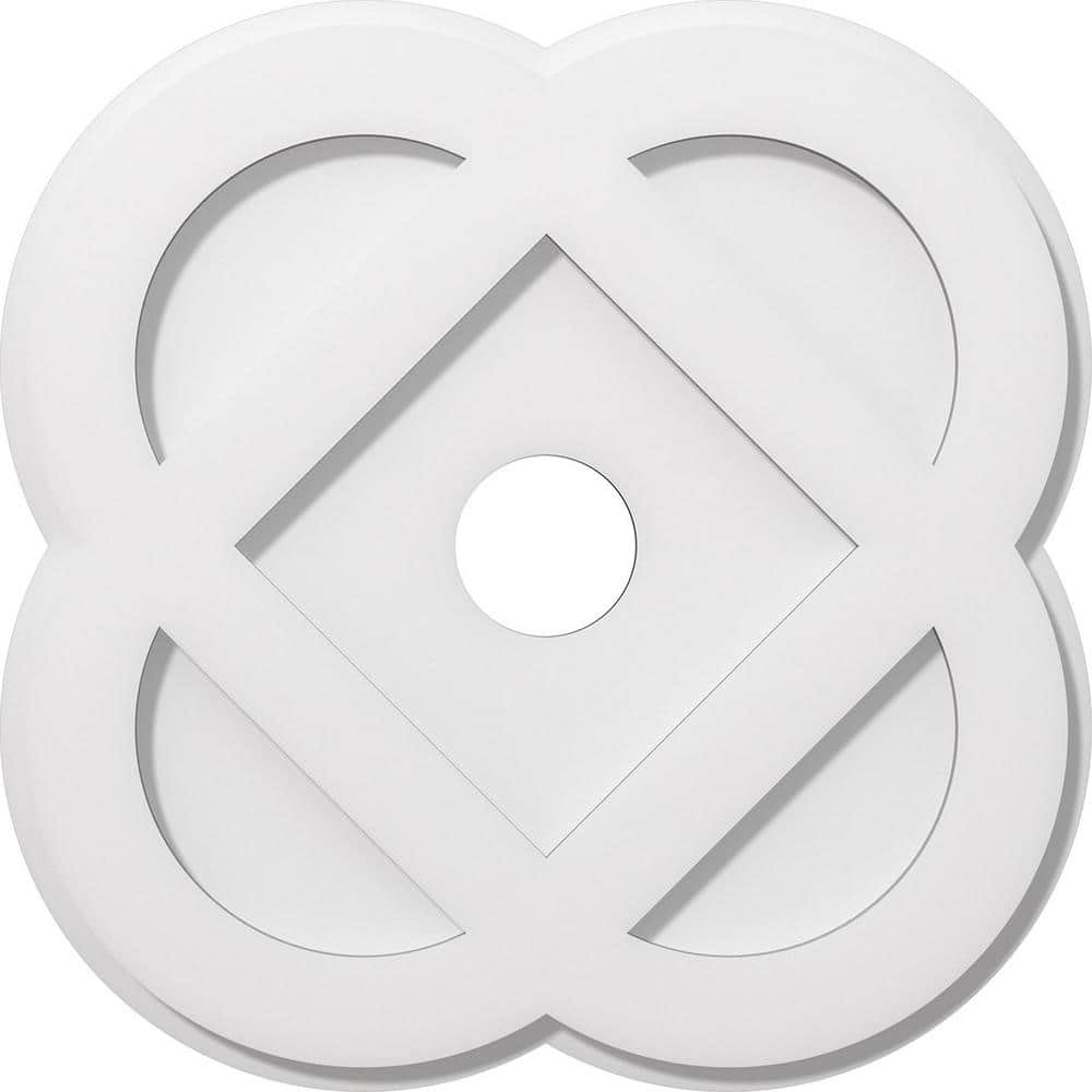 18"OD x 3"ID x 7"C x 1"P Charlotte Architectural Grade PVC Contemporary Ceiling Medallion
