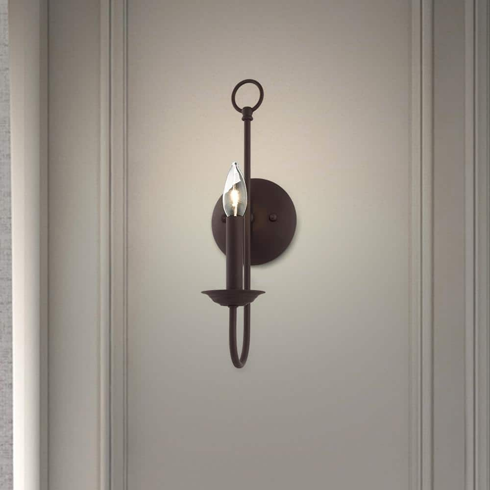 Livex Lighting Estate 1 - Light Wall Light in  Bronze