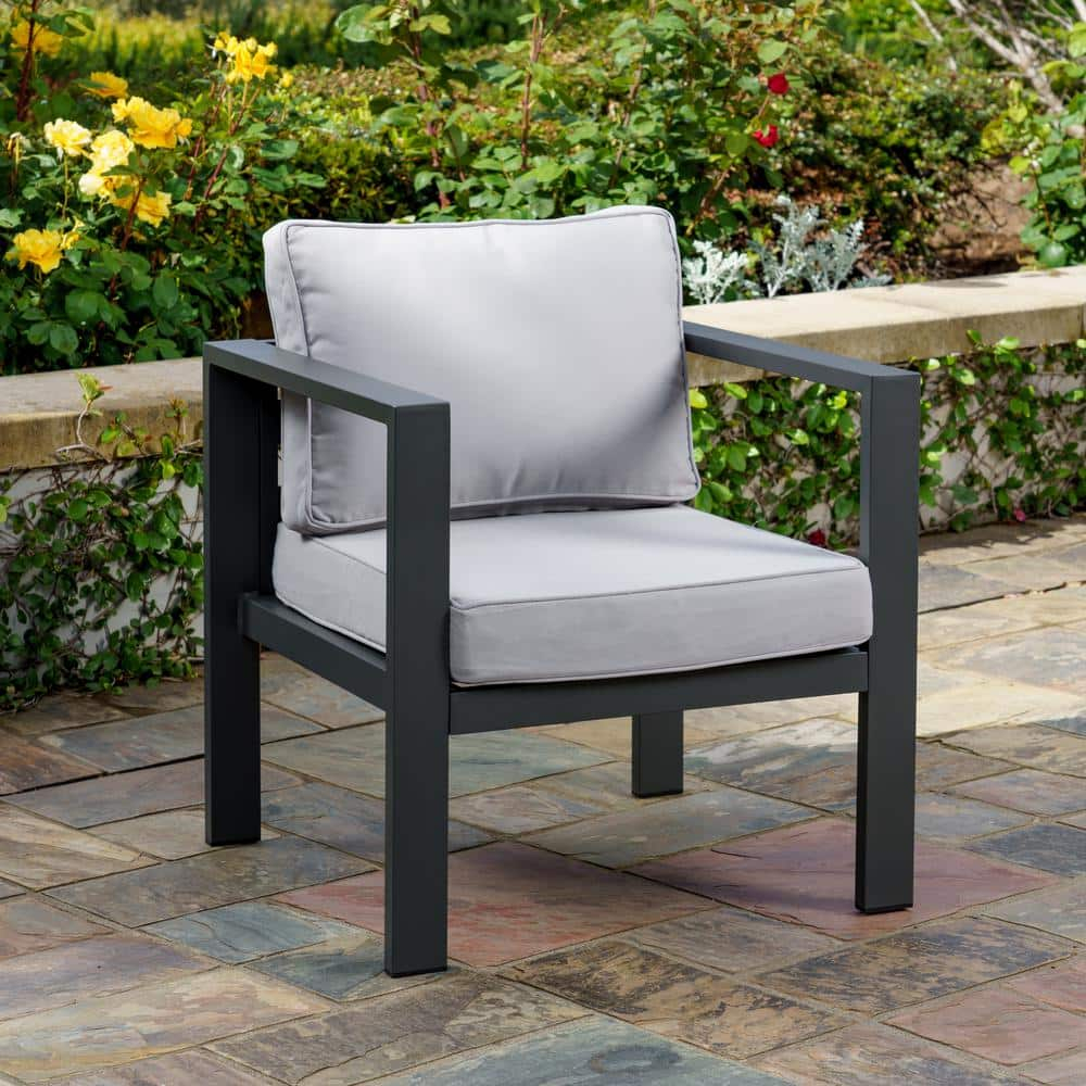 Tortuga Outdoor Lakeview Aluminum Club Chair - Gray