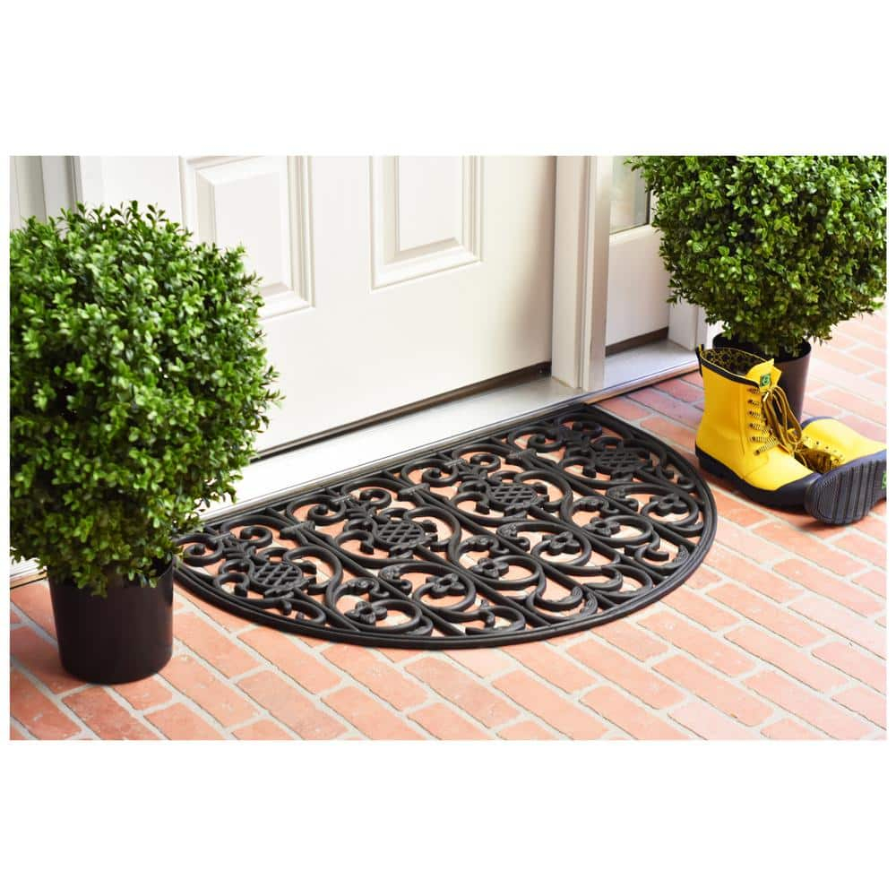 Home & More Pineapple Bay Rubber Doormat - 24 x 36 in.