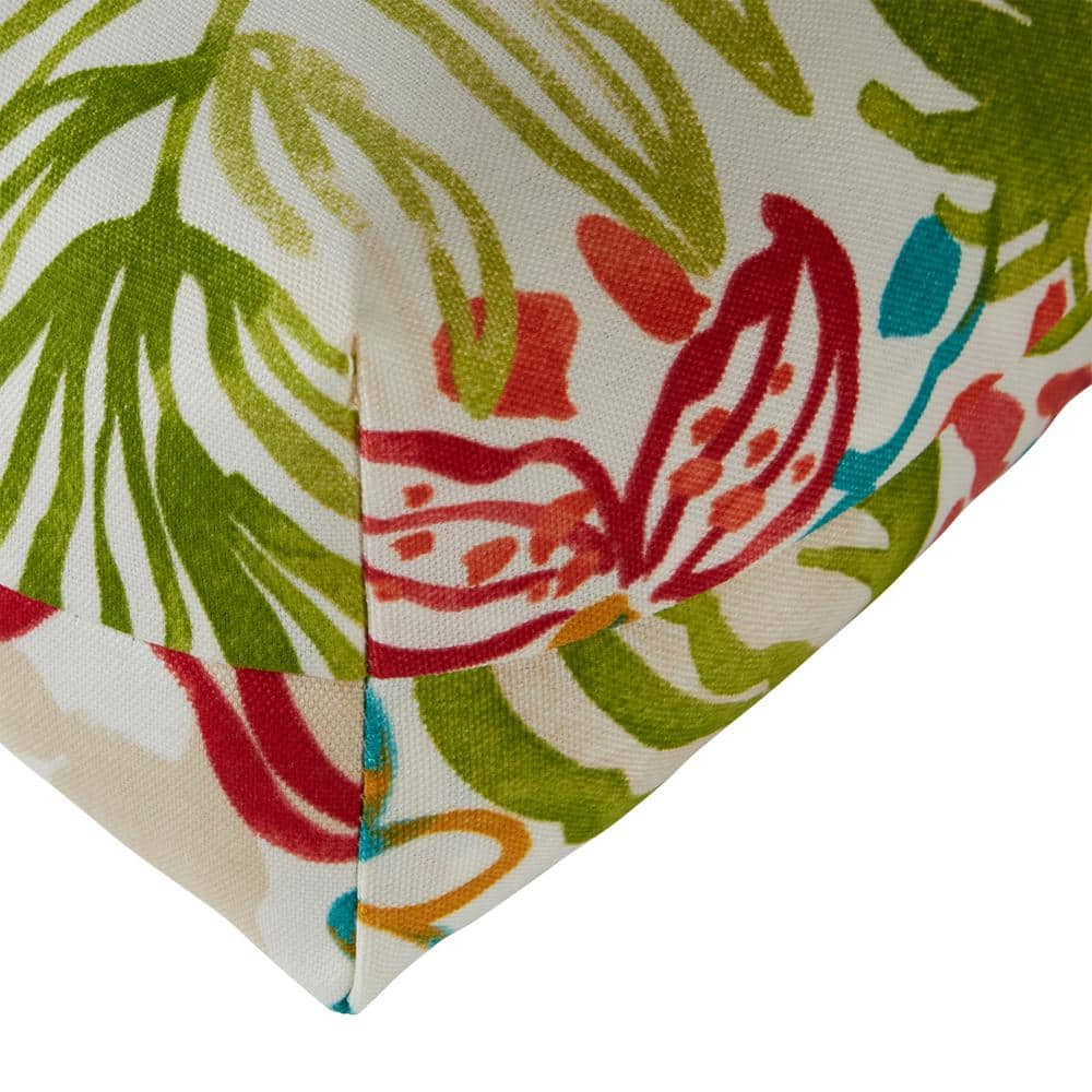 Greendale Home Fashions Breeze Floral 44 x 22 in. Outdoor High Back Chair Cushion
