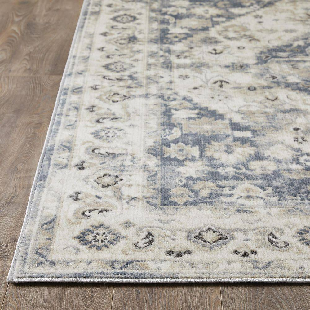 Loomaknoti Kehleigh Zofionz 5' x 7' Beige Oriental Indoor Area Rug