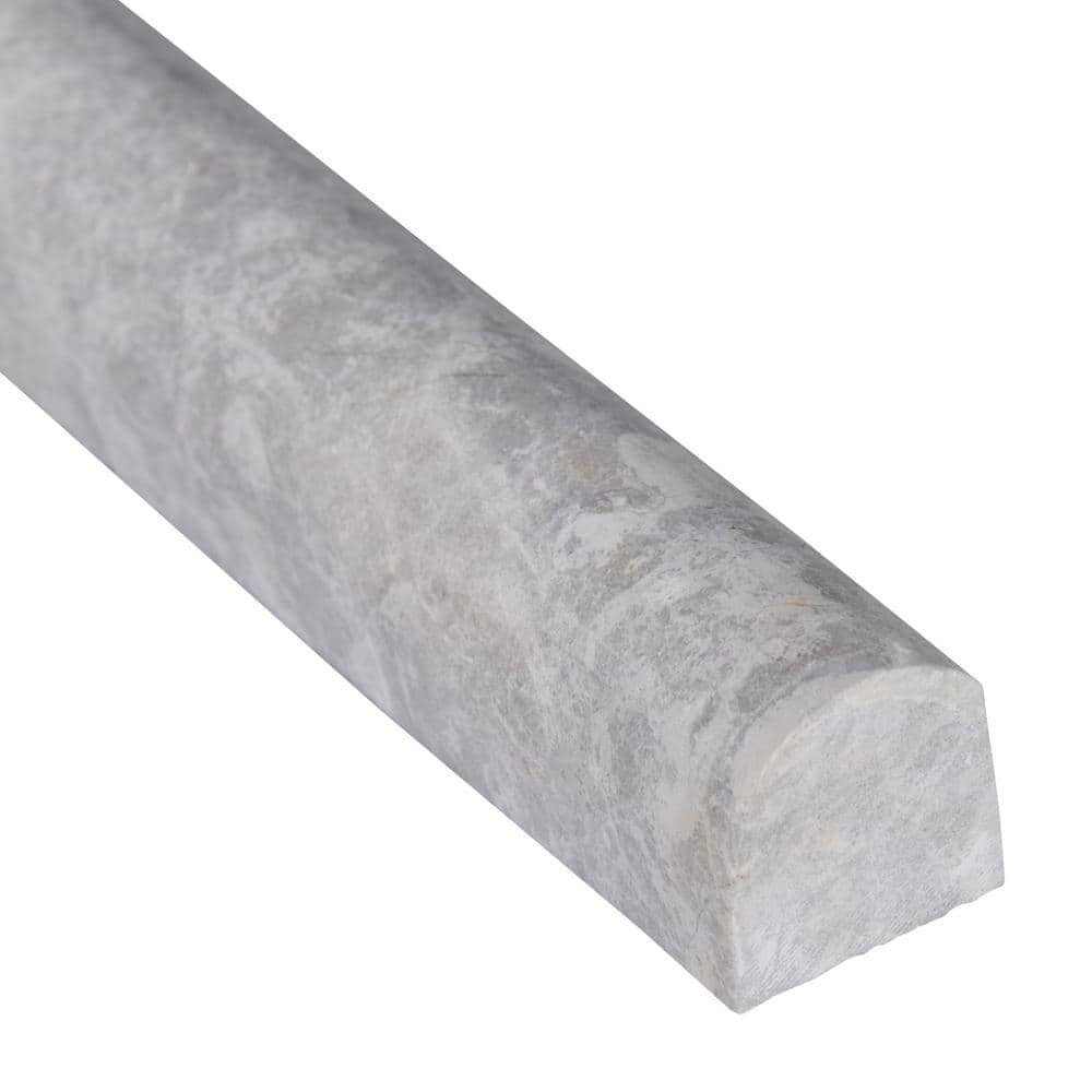 12'' L x 0.75'' W Porcelain Bullnose Tile Trim