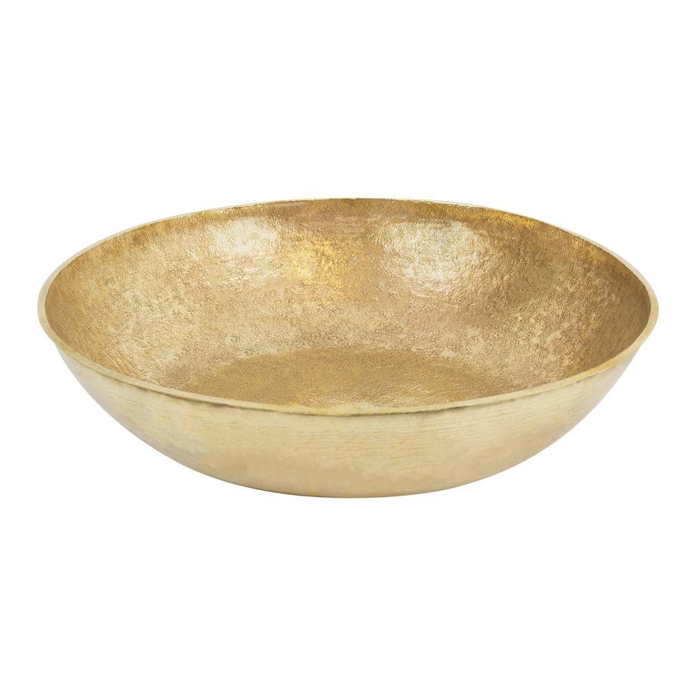 Premier Copper Products Terra Firma 17'' Brass Circular Bathroom Sink