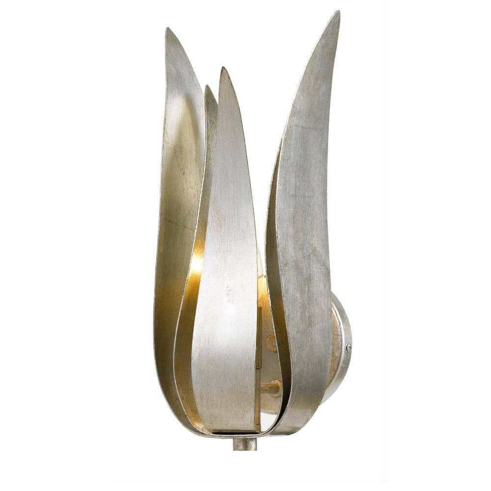 Crystorama Lighting Broche 1 - Light Sconce in  Antique Silver