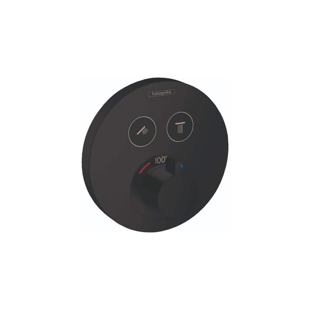 Showerselect S 1-Handle 6-Inch Wide, Temperature Memory, Thermostatic Valve Trim Only, with Diverter