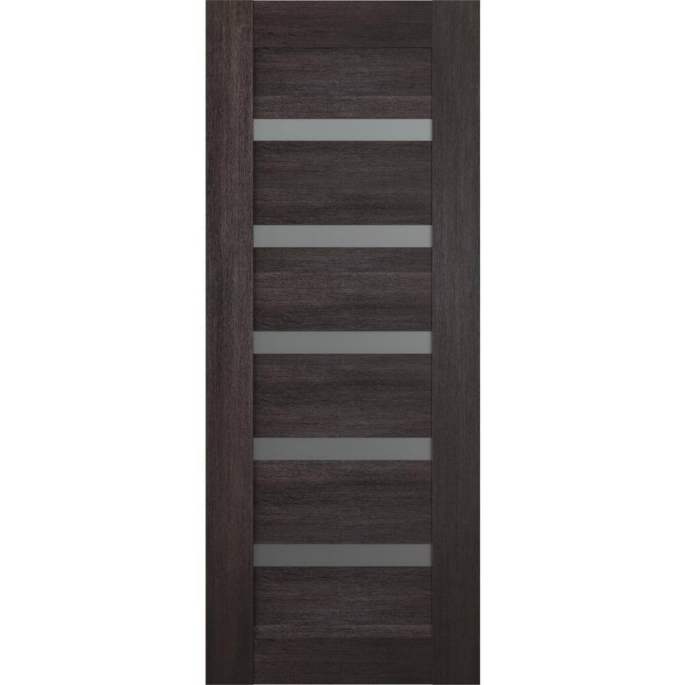 Belldinni Avon 07-04 Solid Manufactured Wood and Glass Paneled Prefinished Standard Door