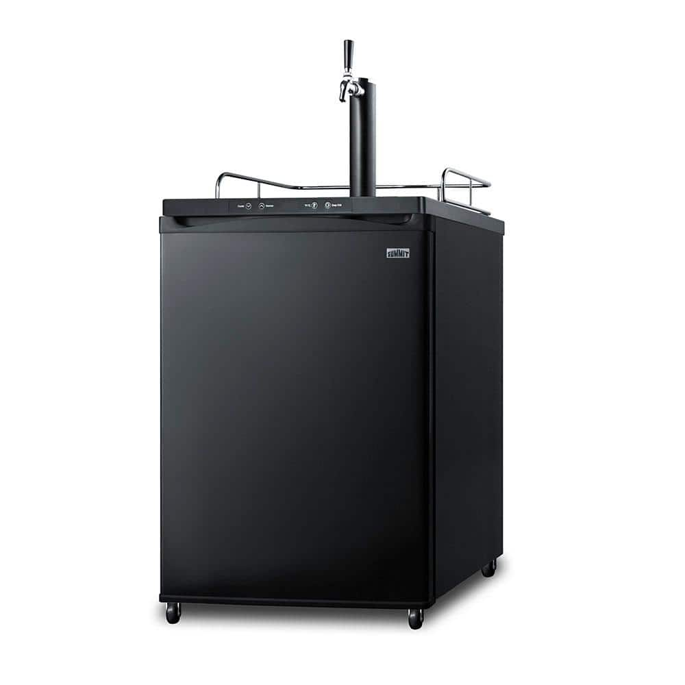 Black Stainless Steel Commercial Beer Dispenser with Single Tap