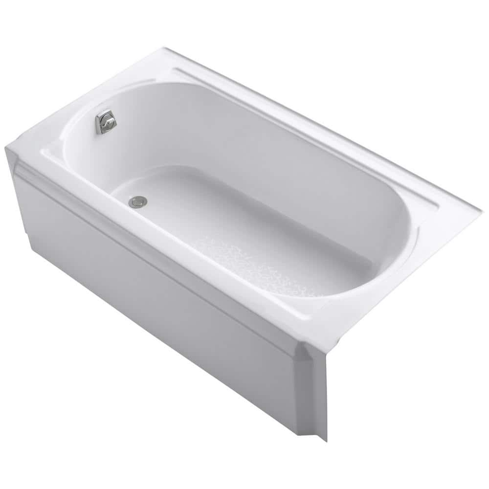 Memoirs® 60" x 32" Alcove/Tile in Soaking Cast Iron Bathtub
