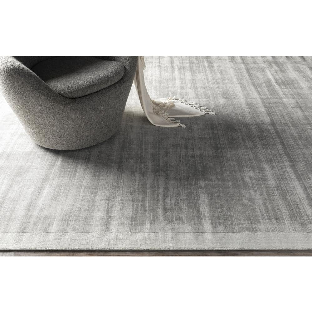 Silk Route Rainey Gray 8 ft. x 10 ft. Indoor Area Rug