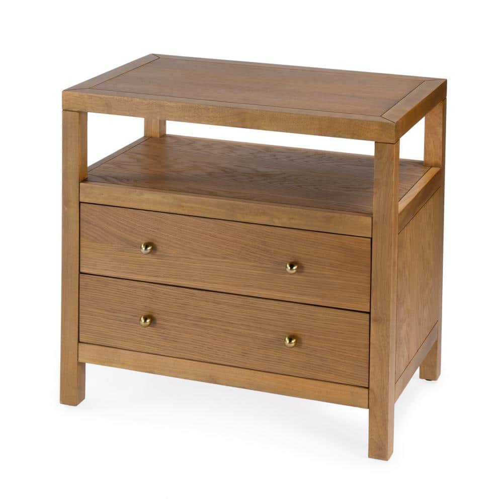 Nora 2-Drawer Wide Nightstand
