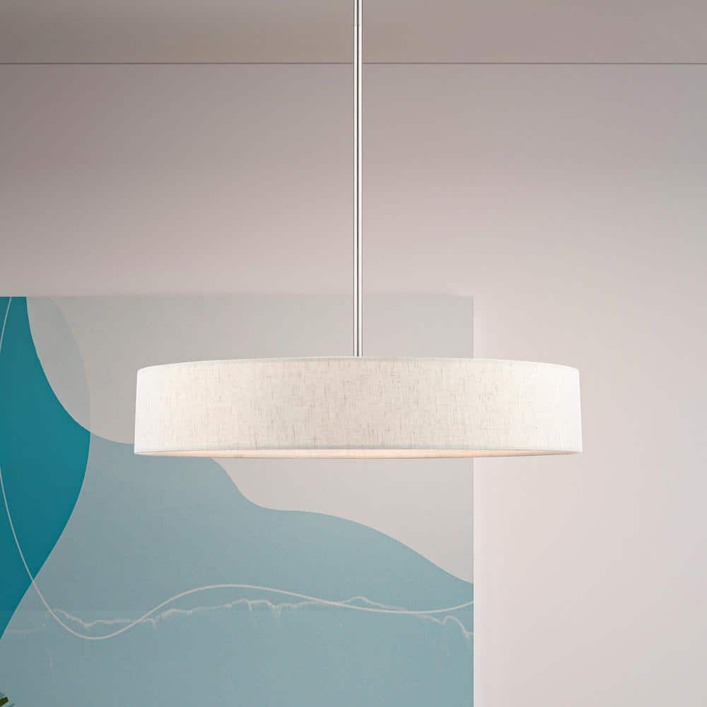 Livex Lighting Venlo 4 - Light Pendant in  Brushed Nickel