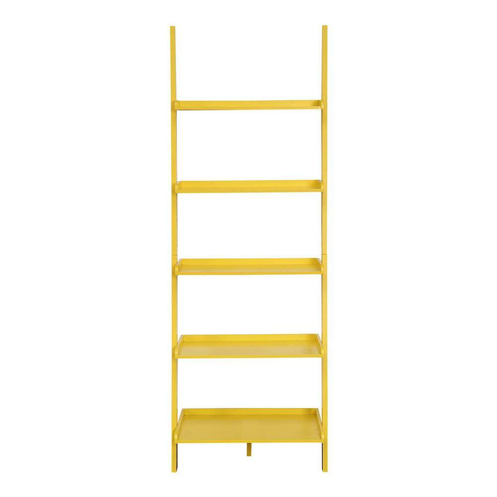 Convenience Concepts American Heritage Bookshelf Ladder-Finish:Yellow
