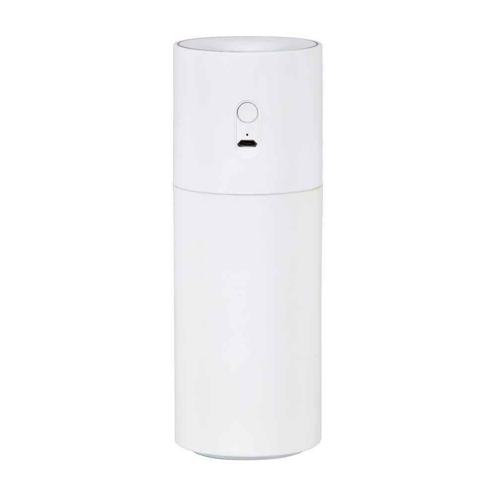 Homedics Portable Ultrasonic Humidifier, Cordless, Desktop, Travel, up to 10-Hour Runtime, Visible Quiet Cool Mist, White