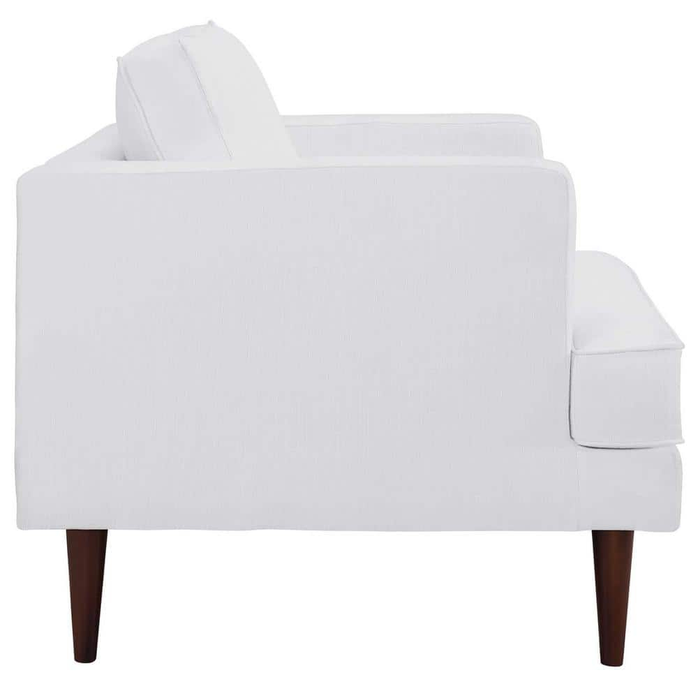 Modway Agile Upholstered Fabric Armchair - White