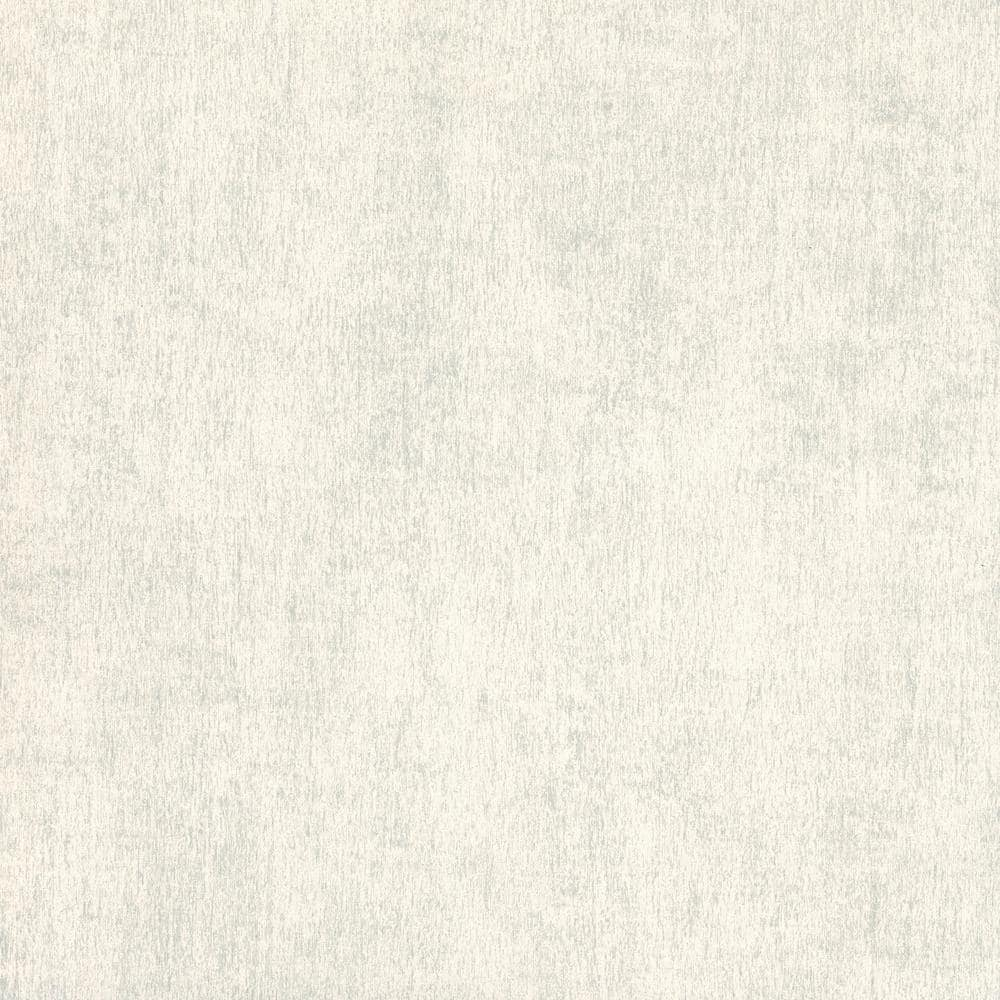 Advantage Edmore Silver Faux Suede Wallpaper