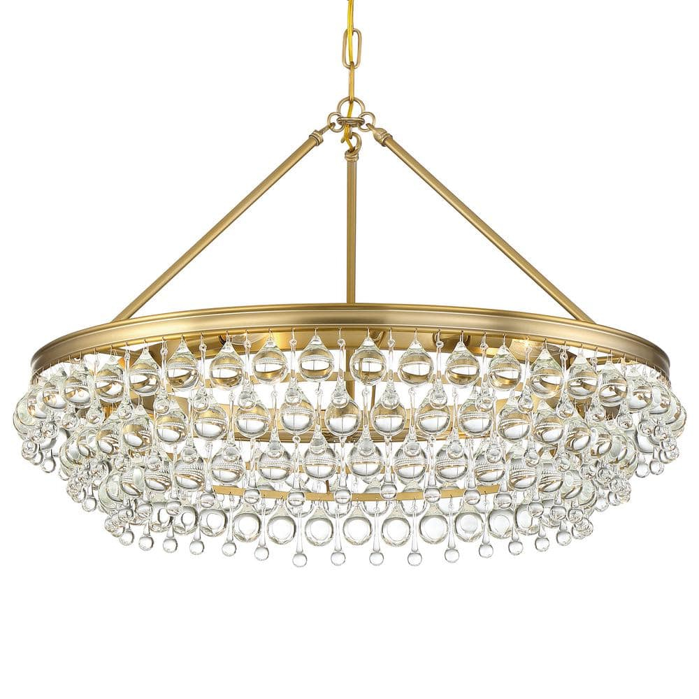 Crystorama Lighting - Six Light Chandelier - Chandelier - Calypso - Six Light