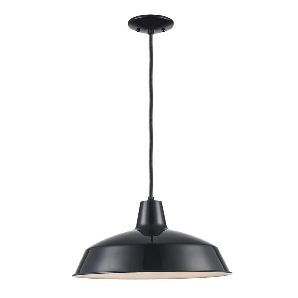 Trans Globe Lighting 1100 Sherman 1 Light 7" Tall Industrial Dome Shaped Indoor Pendant -
