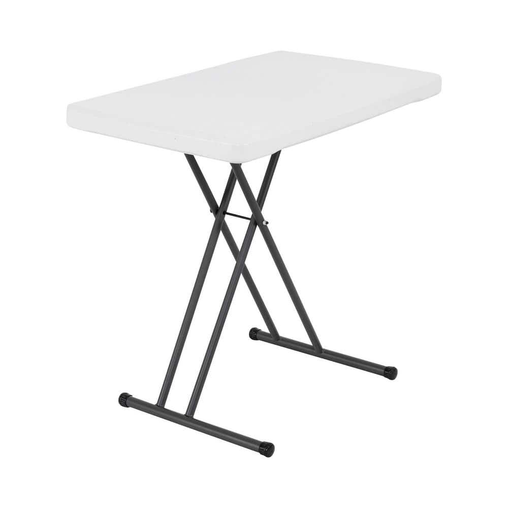 Lifetime 30" Personal Rectangle Folding Table, Indoor/Outdoor, White (28241)