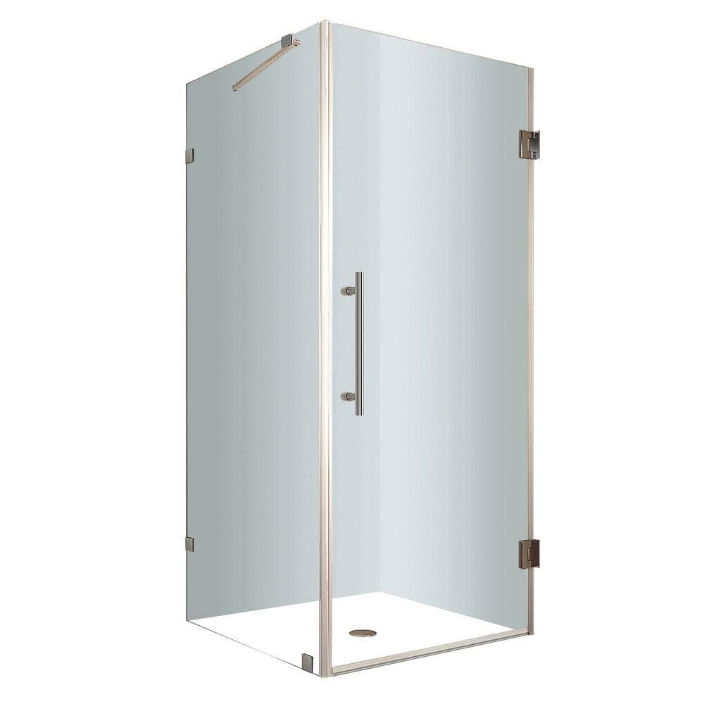 Aston Sen988-32-10 Aquadica 32" Wide X 32" Deep X 72" High Frameless Hinged Shower