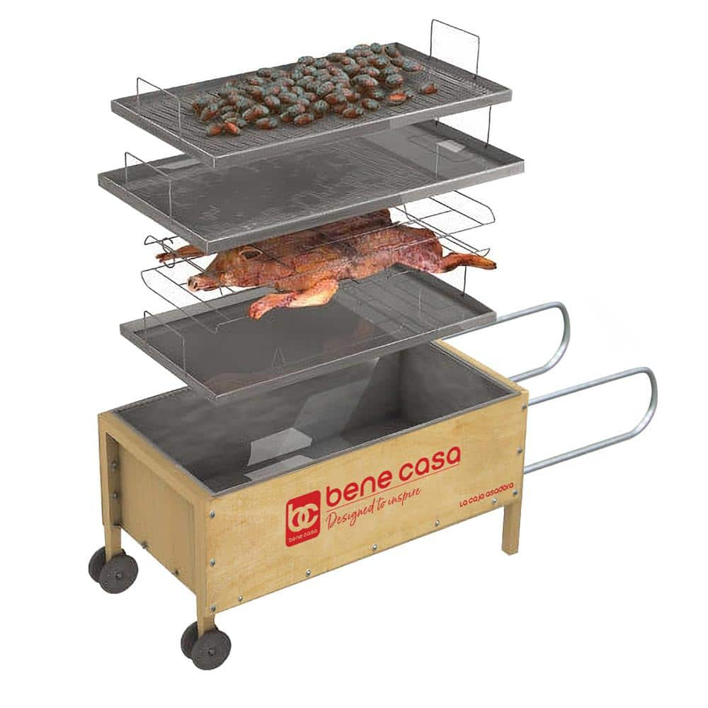 BC Classics Bene Casa Caja Asadora Large Pit Barbecue Portable Pig Roaster