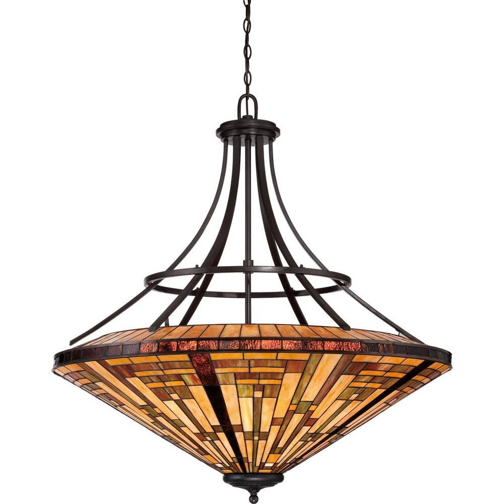 Quoizel TFST2840VB Stephen 8-Light Bowl Pendant in Dark Bronze