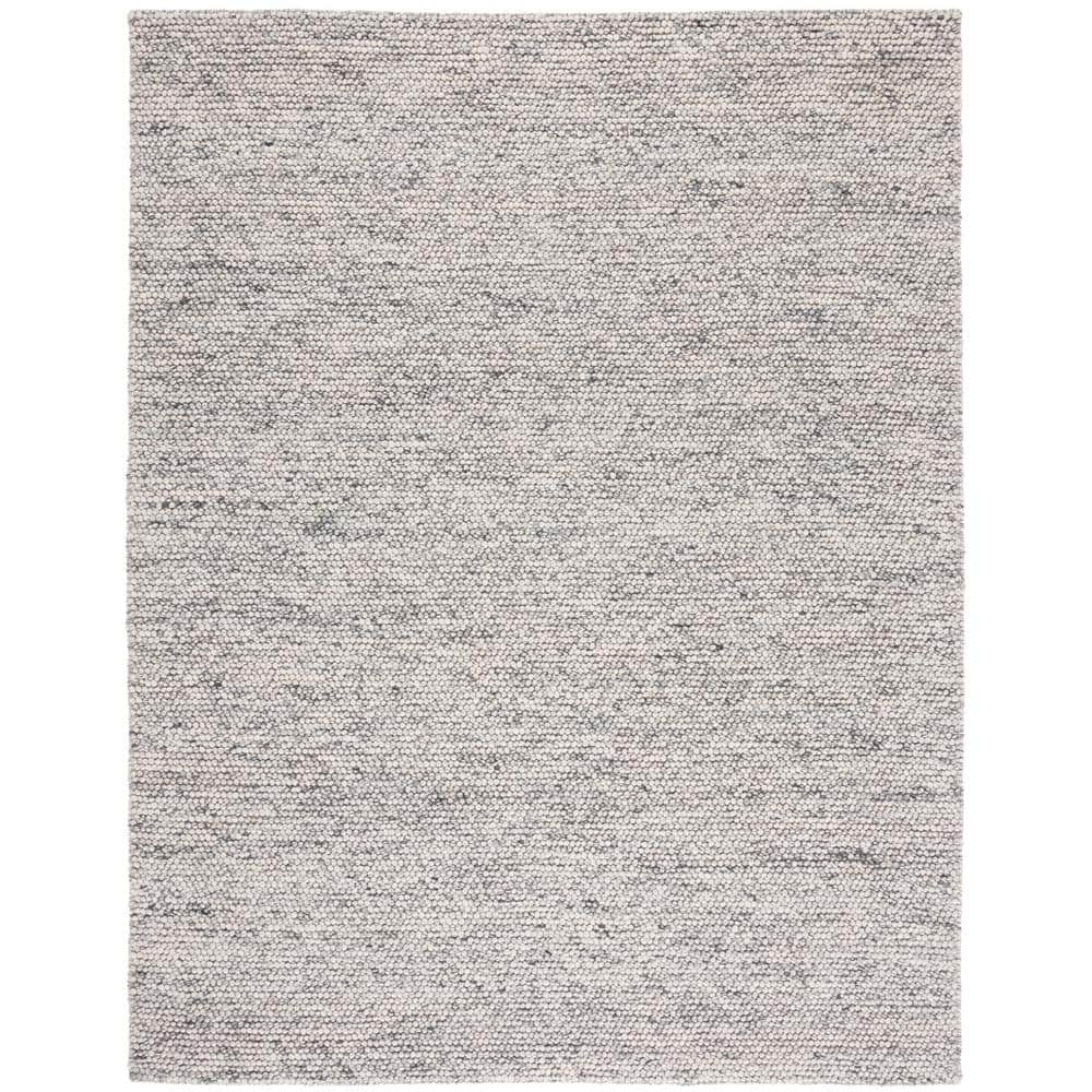 SAFAVIEH Natura Feride Geometric Area Rug, Light Grey/Ivory, 9' x 12'