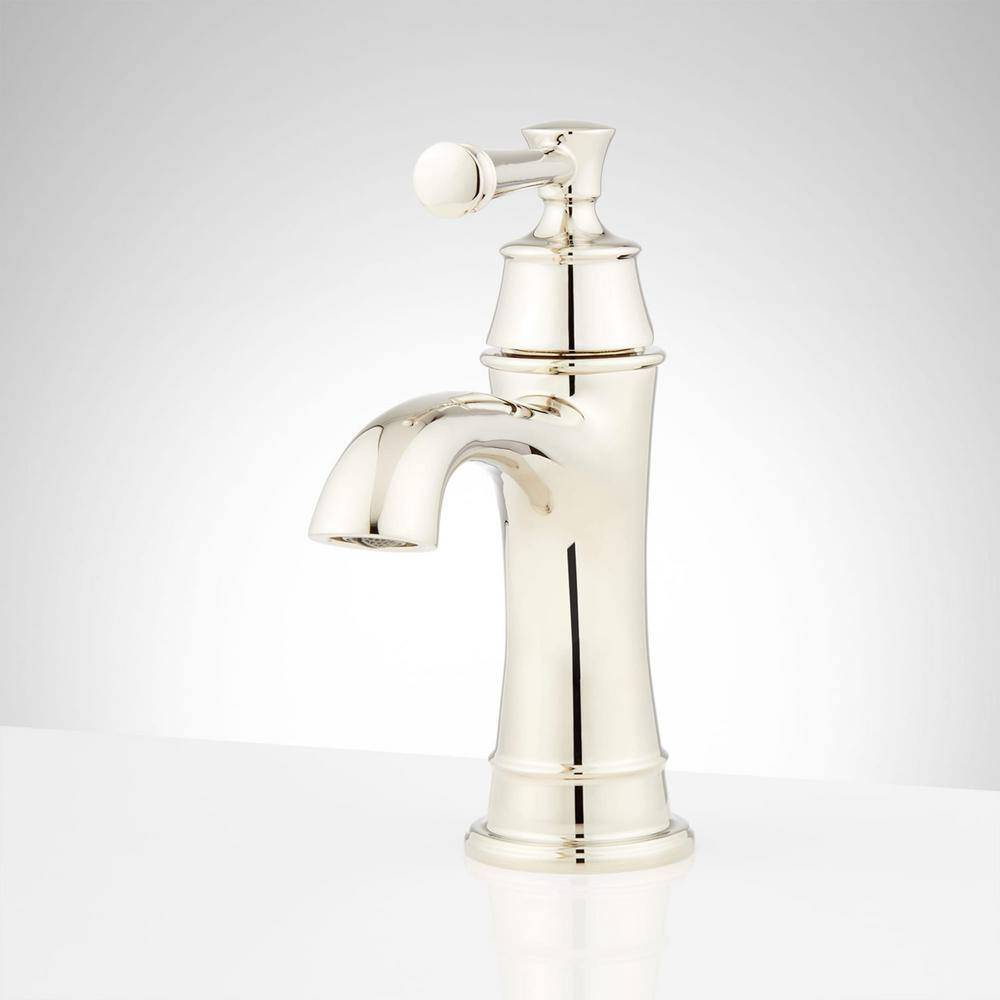 Beasley Polished Nickel Single-Hole 7.5" Bathroom Faucet