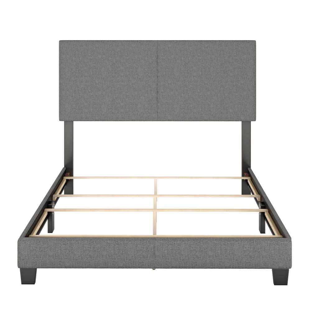 Boyd Sleep MIL898QN Mateo Linen Upholstered Platform Bed