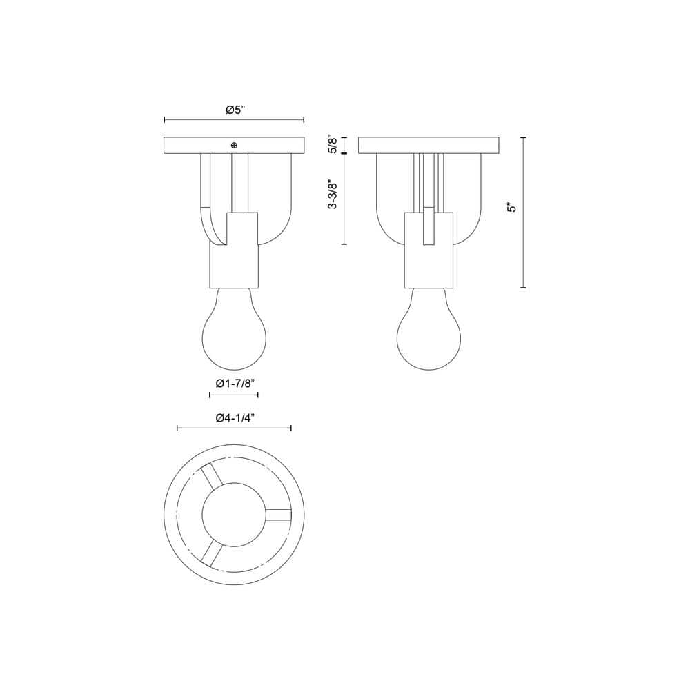 Claire Semi Flush Mount