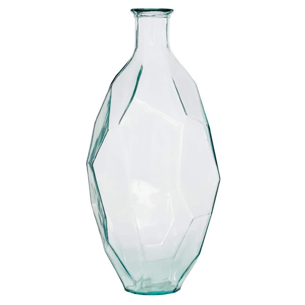 DecMode 23" Spanish Recycled Glass Vase
