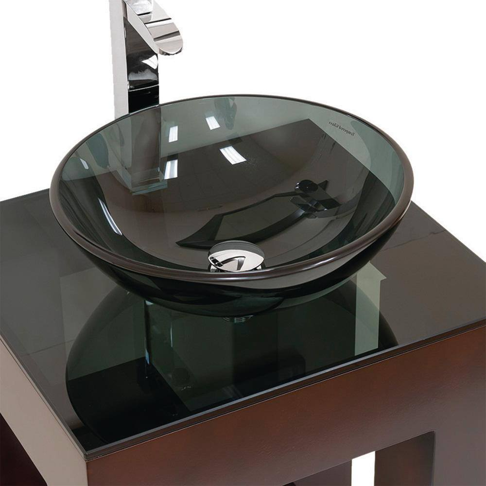 PF WaterWorks DecoDRAIN Push Pop-Up Sink Drain with Hair Catcher, Plated ABS Body No Overflow - Umbrella Cap (Dia 2.5"); Oil Rubbed Bronze; PF0717-ORB-WS