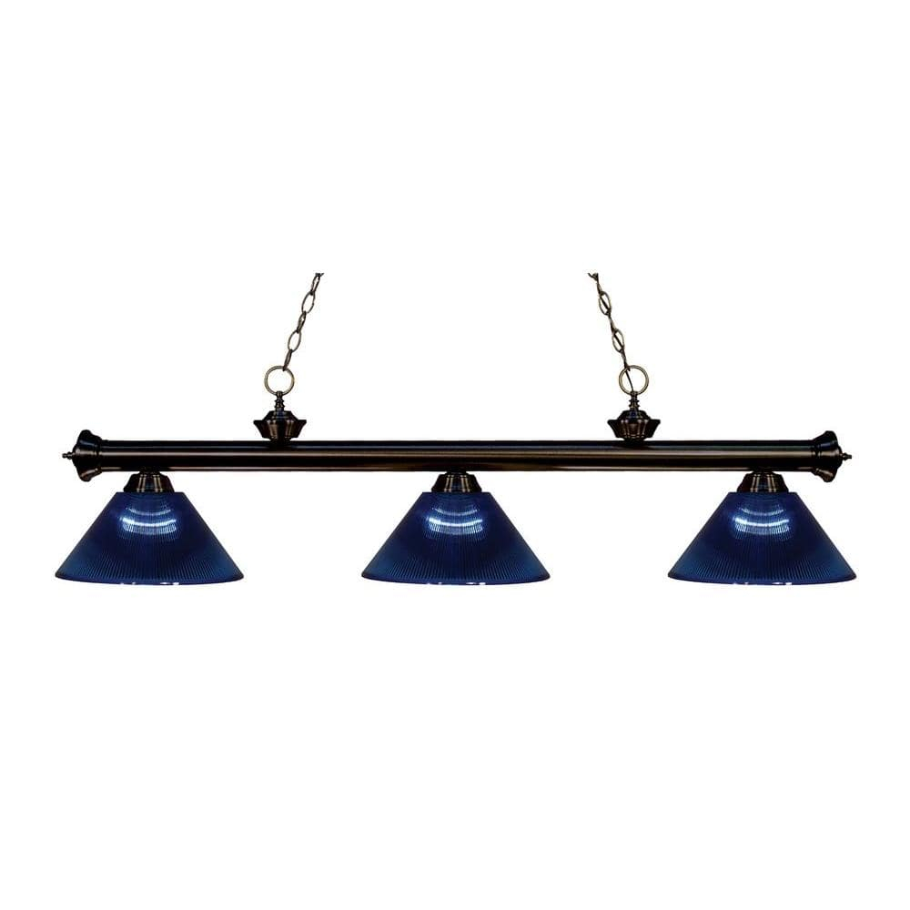 Z-Lite Riviera 3 - Light Island Pendant Light in  Bronze