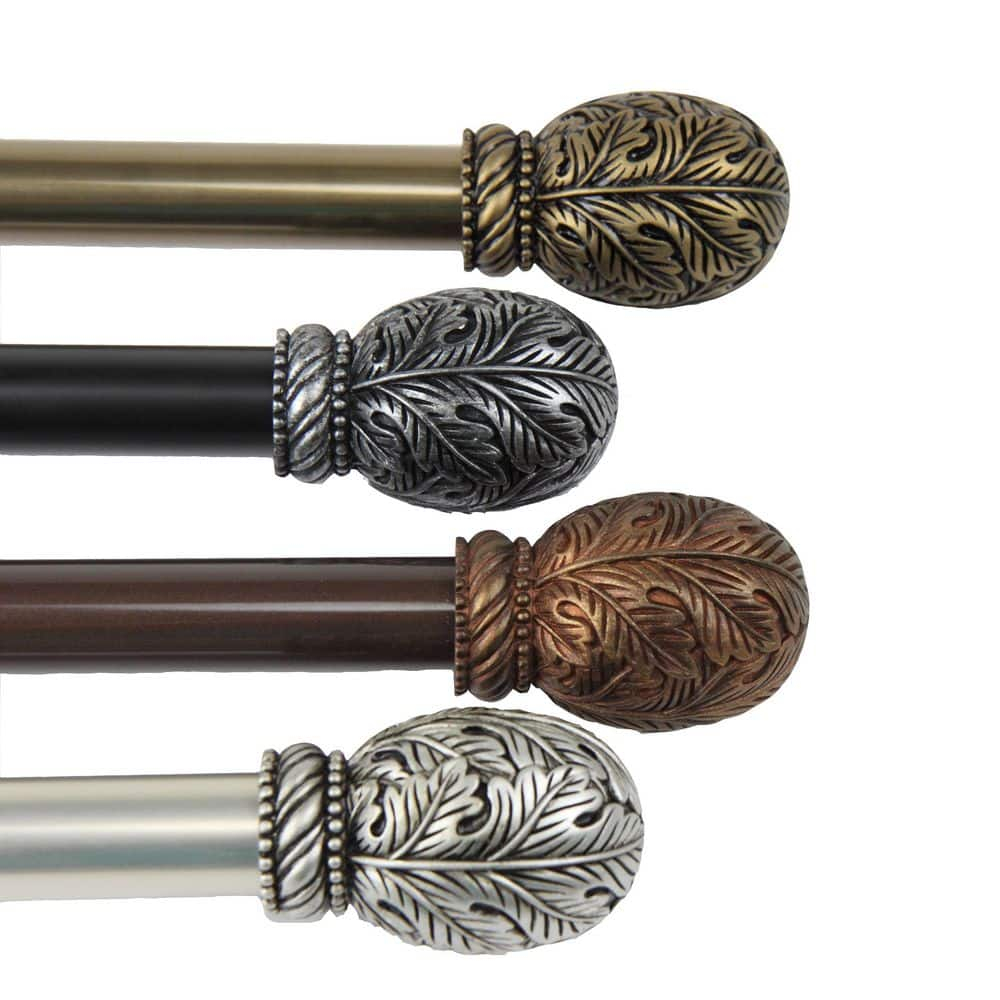 Forest Triple Steel Adjustable Single Curtain Rod