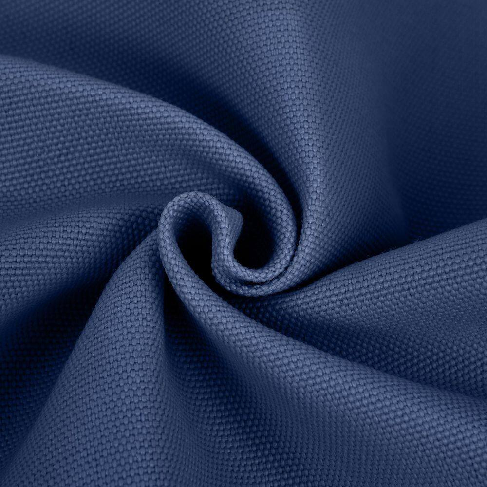 18 in. x 18 in. x 2 in. Outdoor Square Dining Chair Seat Cushion for Patio Furniture, Navy Blue (2-Pack)