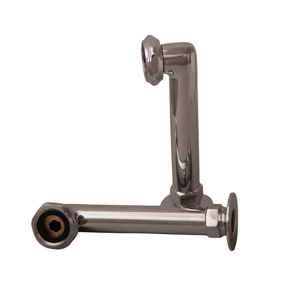 3 Handle Bathroom Clawfoot Tub Faucet with Diverter