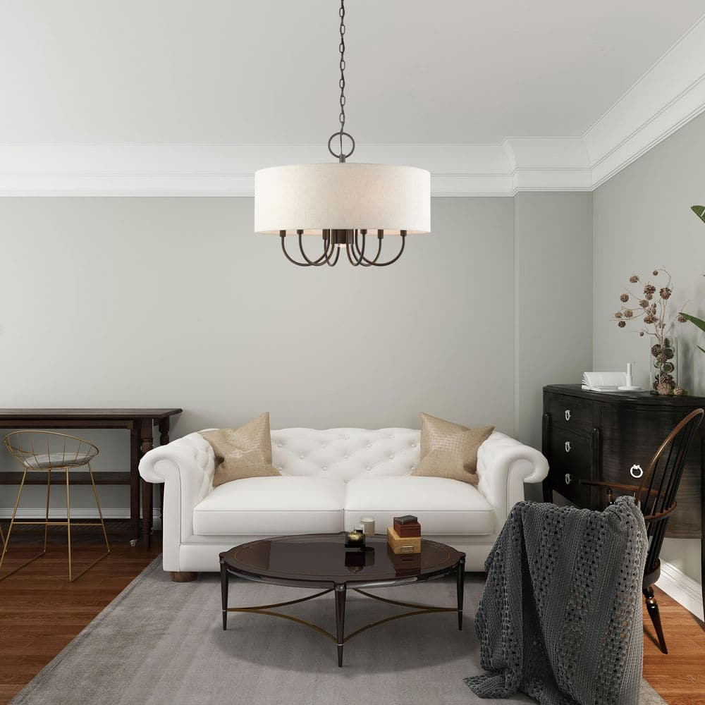 Livex Lighting Blossom 7 - Light Pendant in  English Bronze