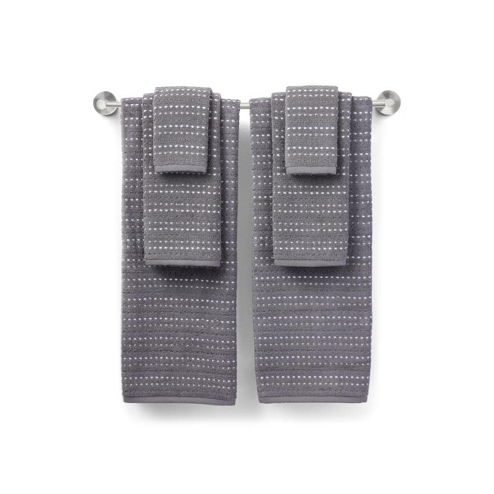 Caro Home Parsnip Terrycloth Bath Towels (Set of 6)