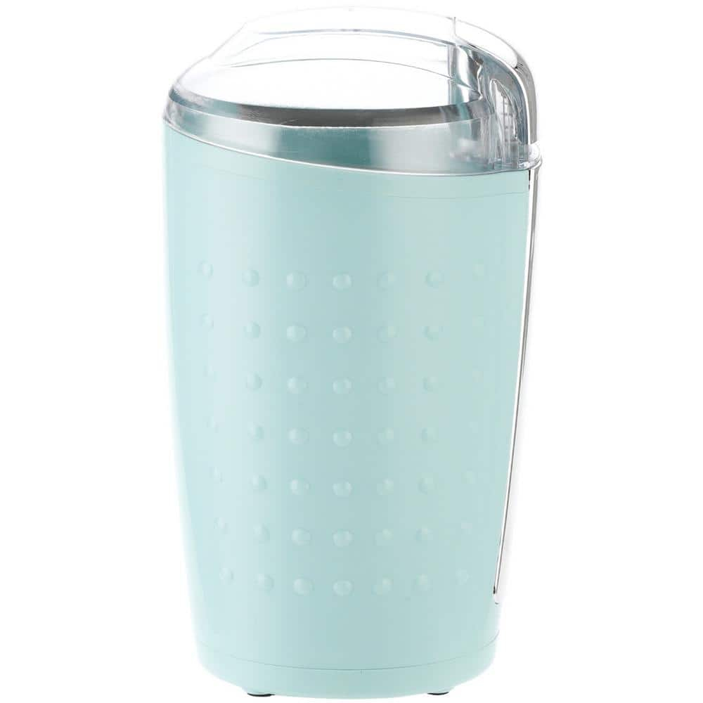 Brentwood CG-158BL 4 Ounce 150 Watt 1 Touch Operation Coffee Spice Grinder, Blue