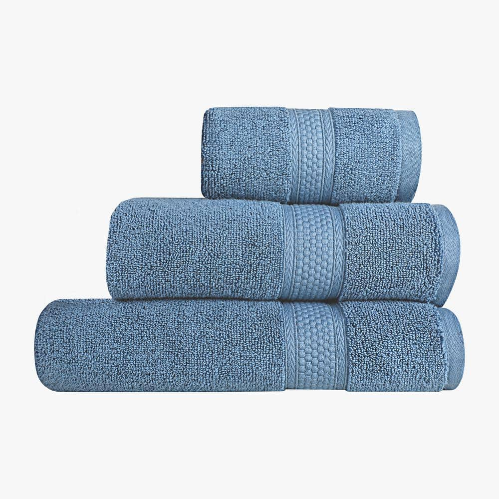 A1 Home Collections LLC A1HC Bath Towel Set, 500 GSM 100% Ring Spun Cotton, Oeko-Tex Green Certified, Zero Twist, Ultra Soft, Quick Dry Towel Sets