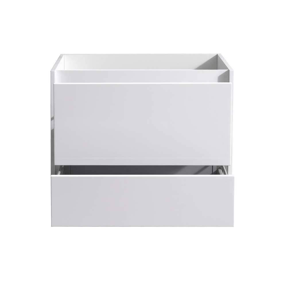 Fresca Fcb9230 Catania 30" Glossy White Wall Hung Modern Bathroom Cabinet