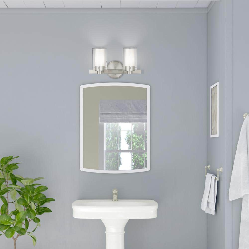 Livex Lighting Manhattan 2 - Light Vanity in  Brushed Nickel
