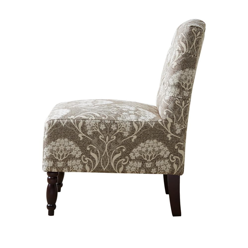 Home Essence Alyssa Tufted Upholstered Armless Accent Chair