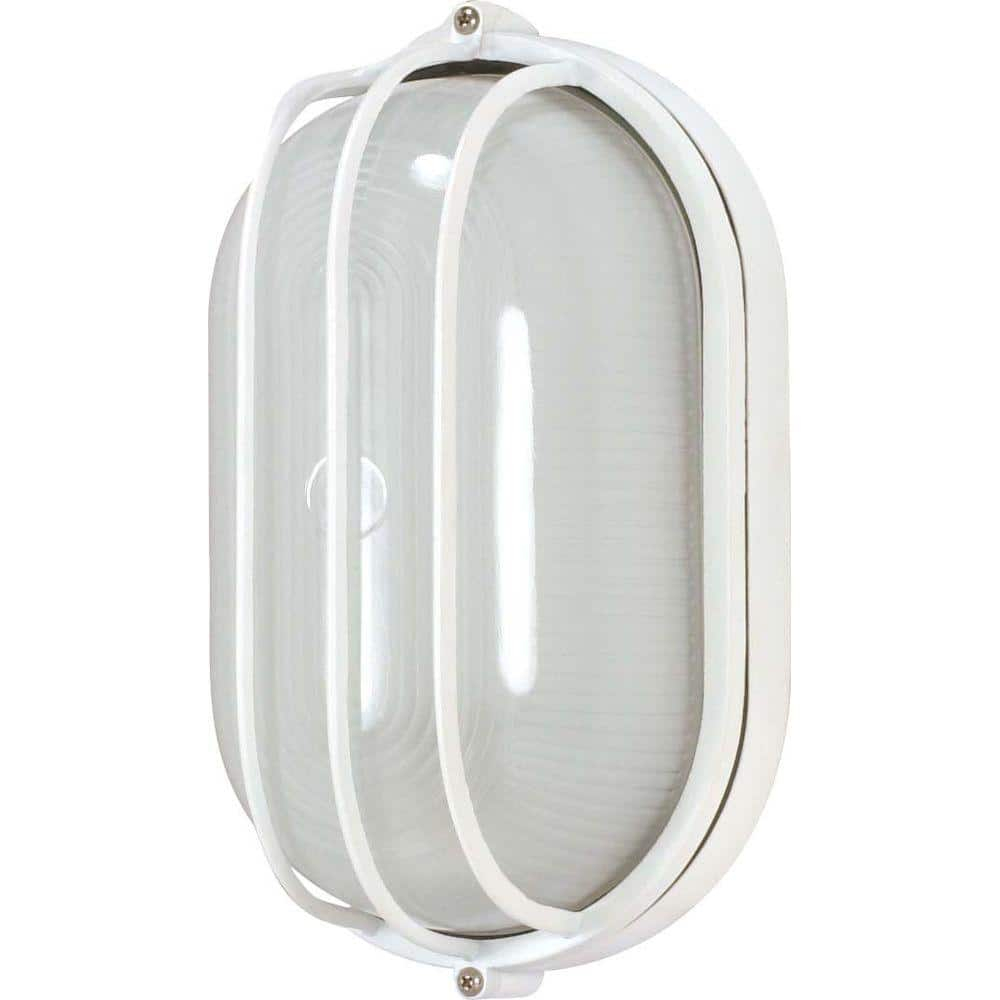 Nuvo Outdoor Wall Fixture,1L,10",White 60-524