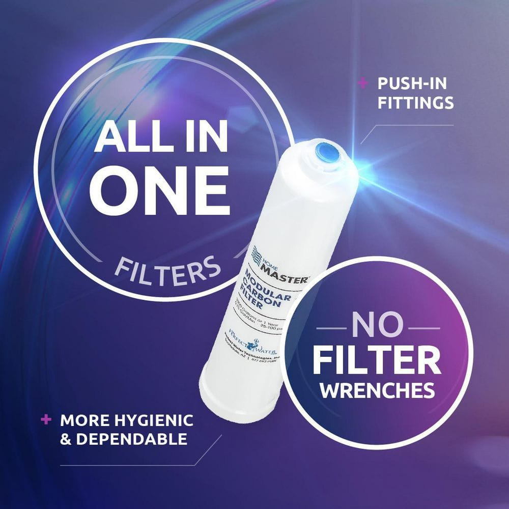 Home Master TMAFC-ERP Artesian Full Contact Reverse Osmosis System, 7-Stages, Patented 2-Pass Alkaline Remineralization, Fast 4.5s Fill Rate, 1:1 Waste Ratio, 8.5” Catalytic Carbon, 5-Yr Limited Parts