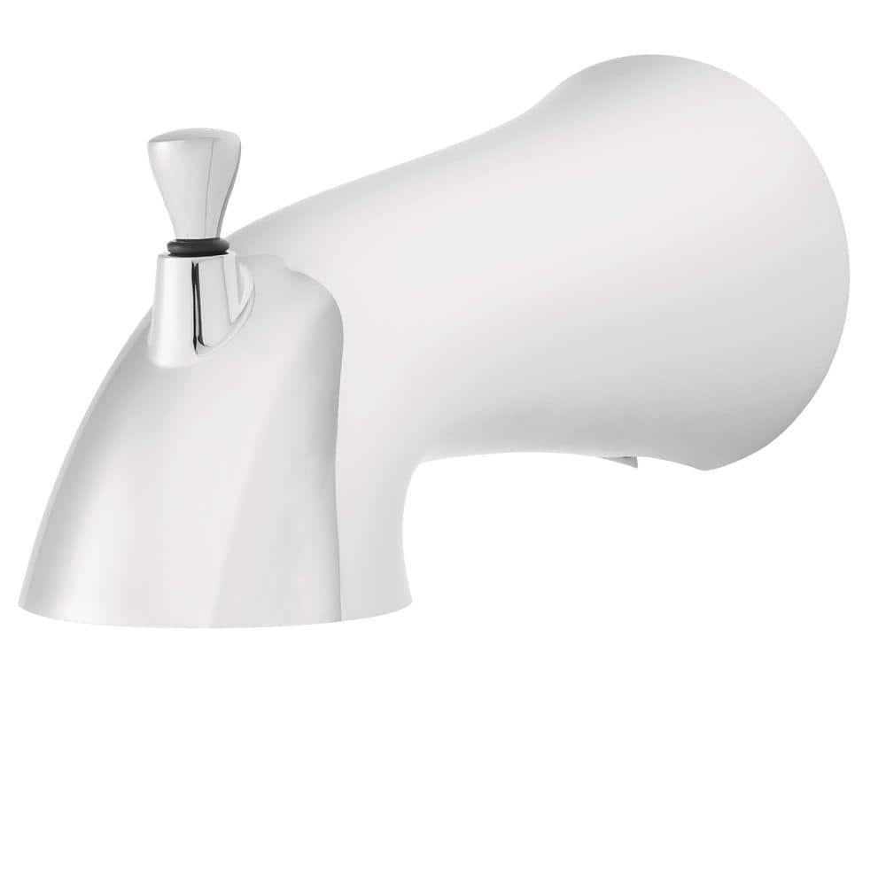 Caspian Single Handle Wall Mounted Tub Spout with Diverter